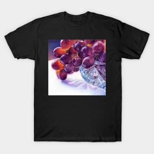 Grapes in Crystal Bowl T-Shirt